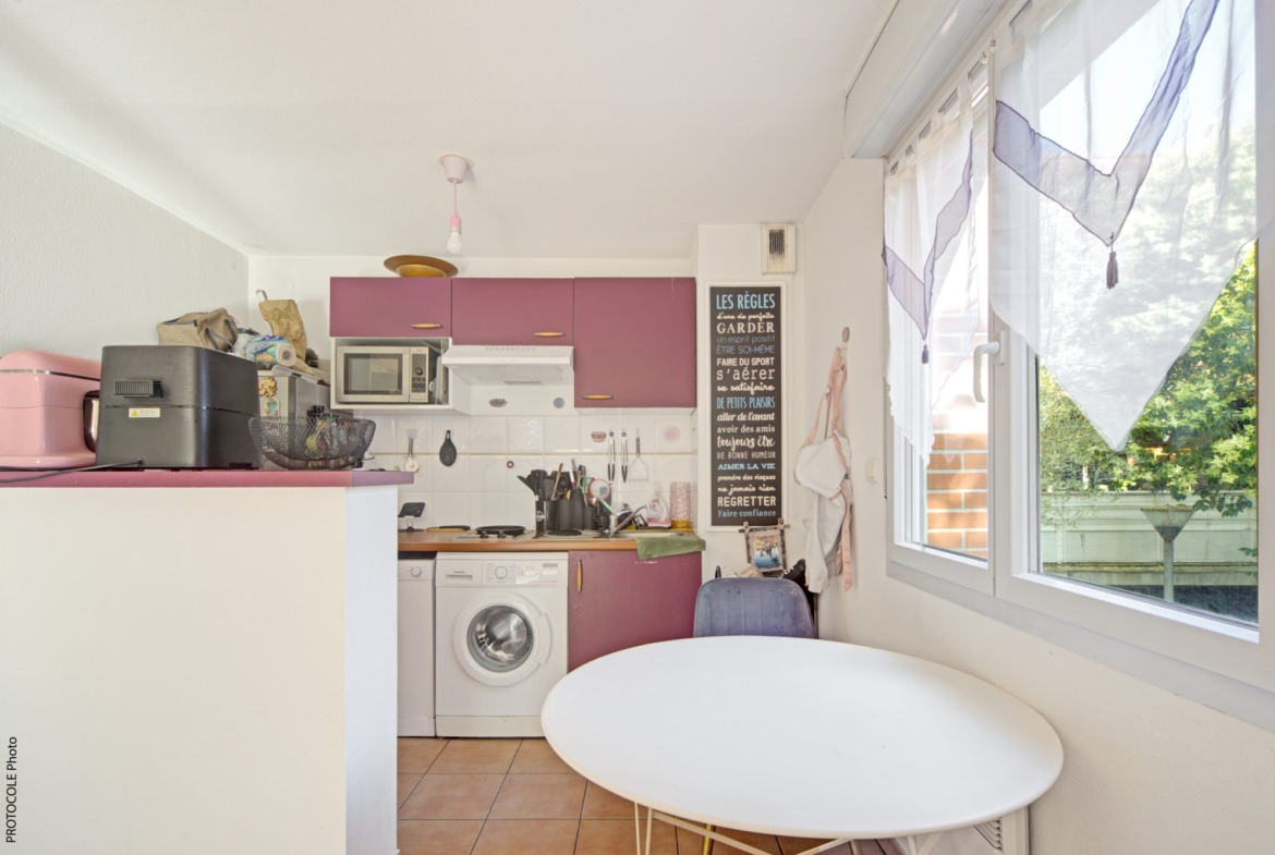 Toulouse Minimes – T2 de 41 m² avec loggia et parking en sous-sol