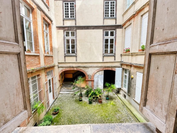 T2 Duplex de charme – 36 m² – Quartier Salin / Rue de la Fonderie – Toulouse