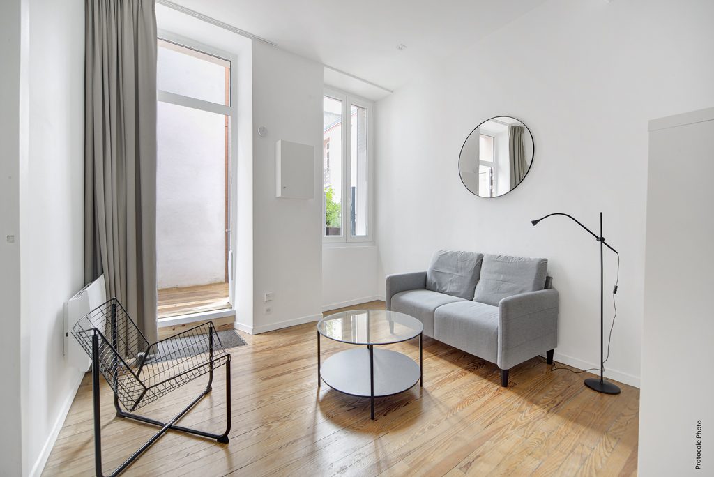 T1 Bis meublé avec terrasse – Investissement locatif clé en main – Toulouse Rue de l’Industrie