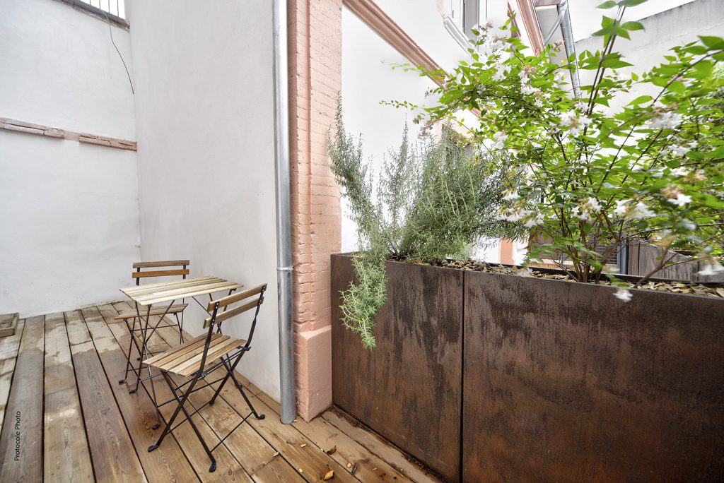 T1 Bis meublé avec terrasse – Investissement locatif clé en main – Toulouse Rue de l’Industrie