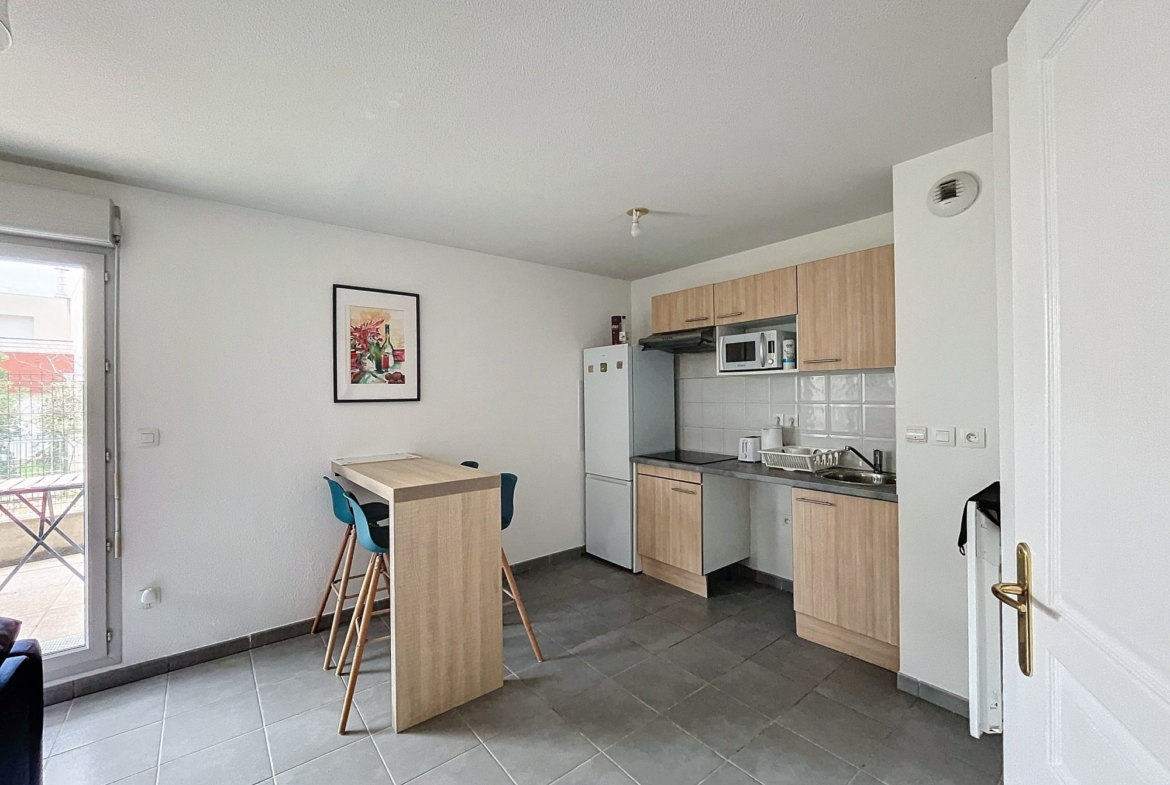 Appartement T3 meublé avec terrasse et parking – Toulouse Borderouge