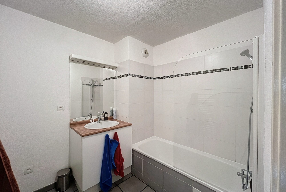 Appartement T3 meublé avec terrasse et parking – Toulouse Borderouge