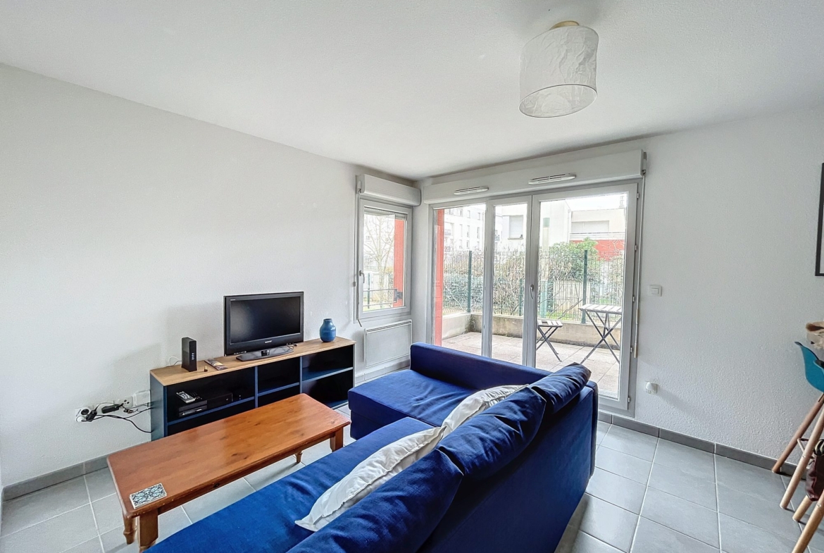 Appartement T3 meublé avec terrasse et parking – Borderouge