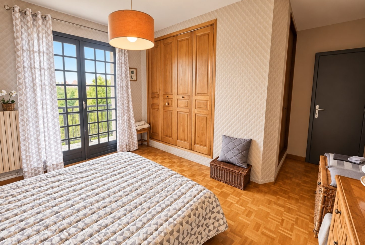 Maison de deux appartements avec terrain à bâtir de 500 m²