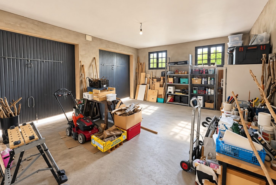 Maison de deux appartements avec terrain à bâtir de 500 m²